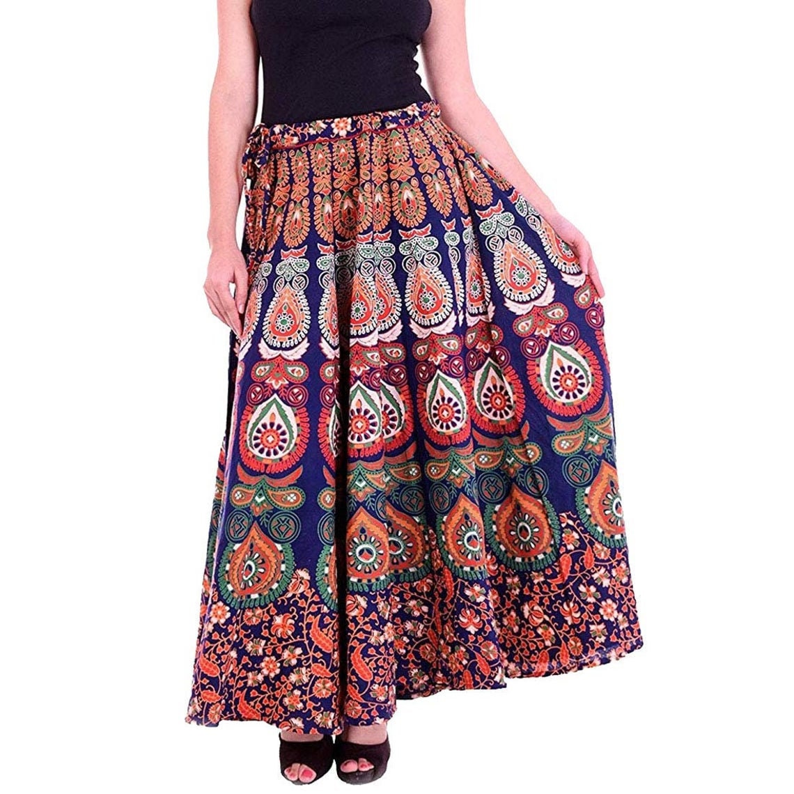 Indian Cotton Printed Handmade Wrap Skirt - Etsy