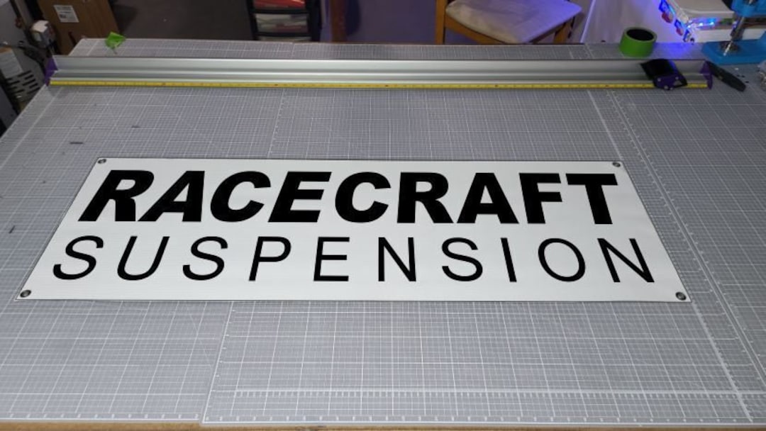 Saleen Racecraft Suspension Custom Hanging Banner With Grommets 1992
