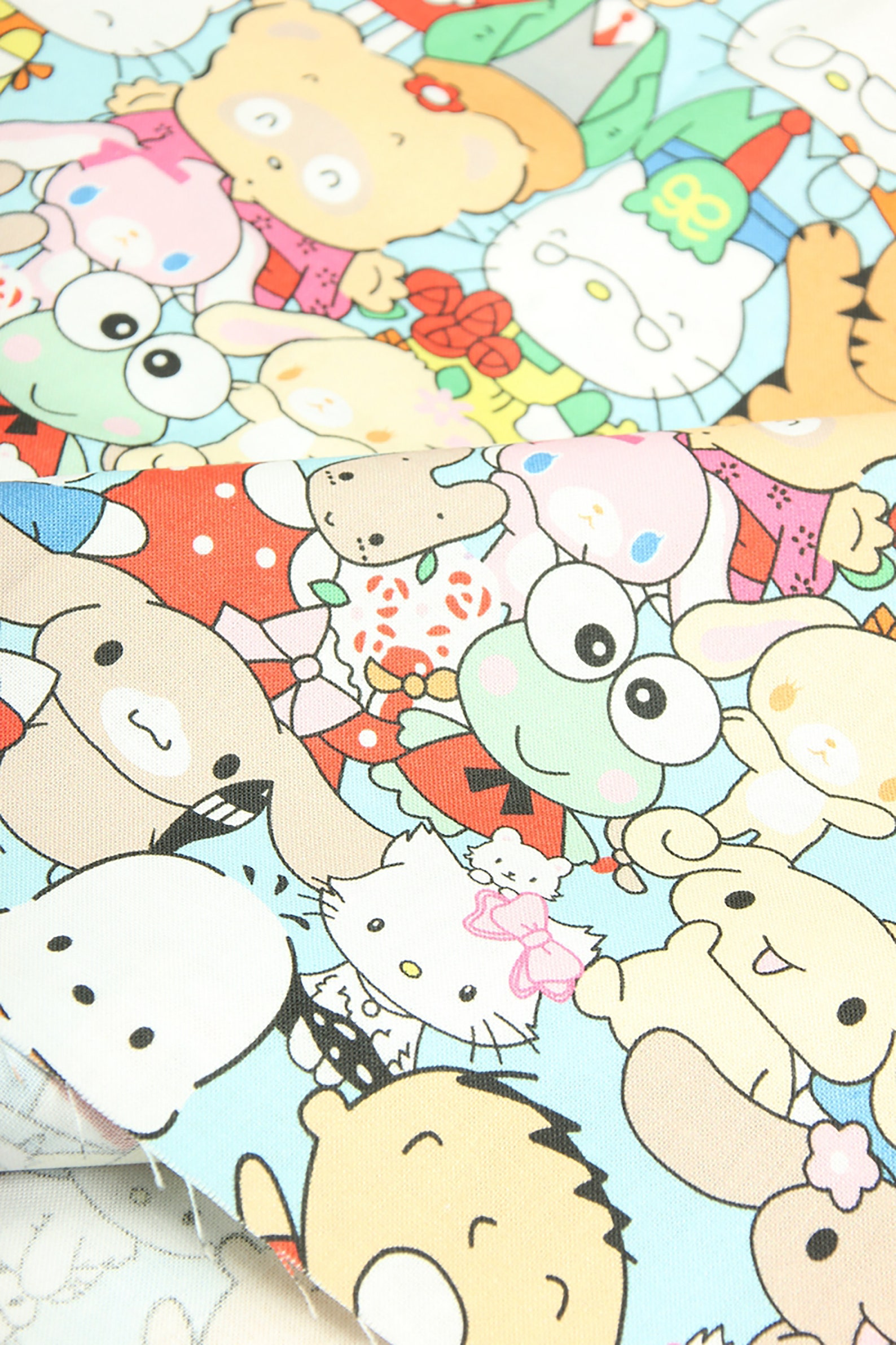 Sanrio Characters Fabric 100 Cotton Fabric Soft Cotton Etsy