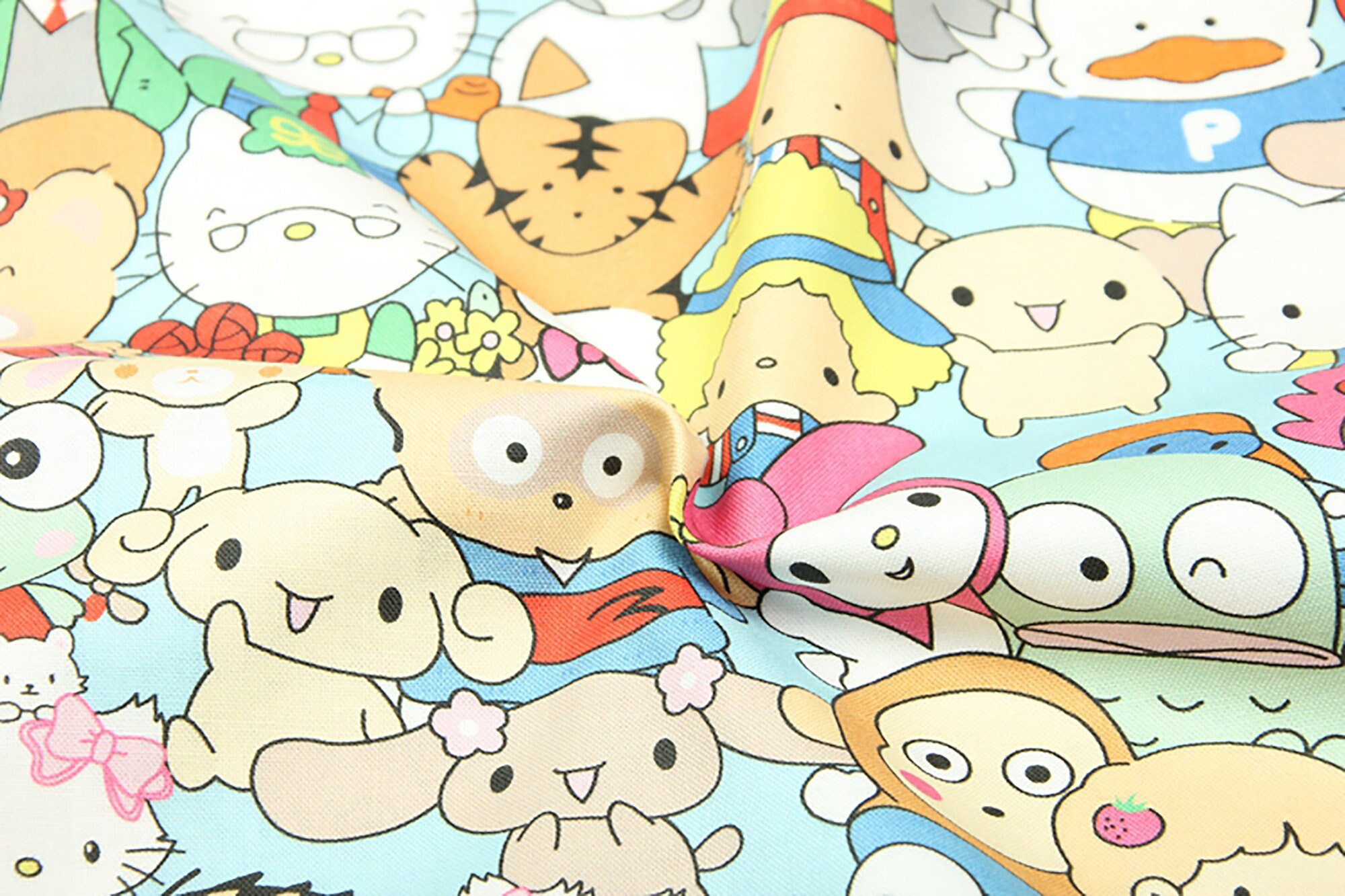Sanrio Characters Fabric 100 Cotton Fabric Soft Cotton Etsy