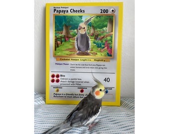 Custom Pokemon Card, Personalized Pokemon Cards for Pet, Custom Metal Pet Pokemon Cards, Pet Portrait Memorial Cards Gift, Gift for Him