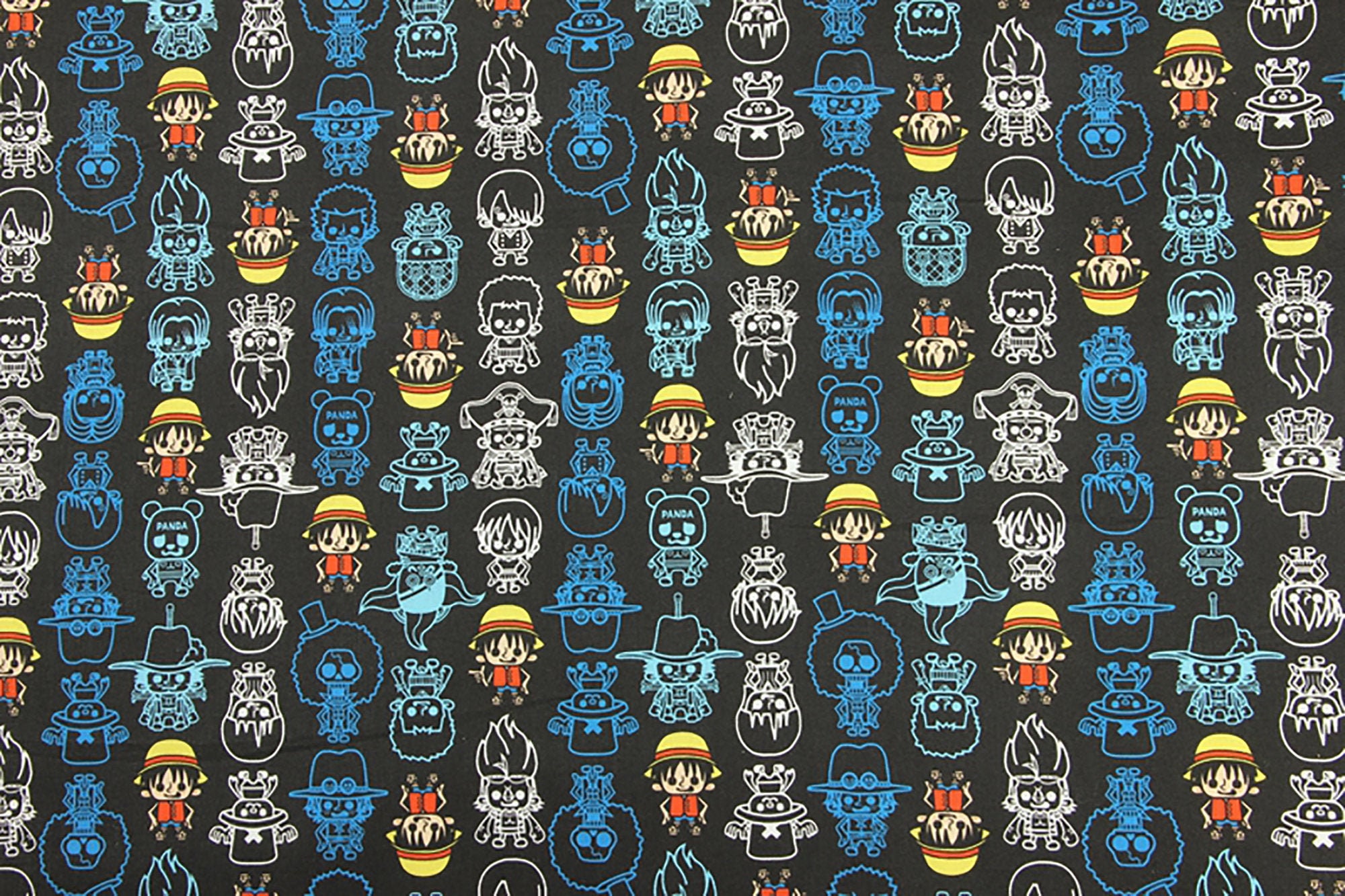 Monkey D Luffy Fabric One Piece 100 Cotton Fabric Soft Etsy