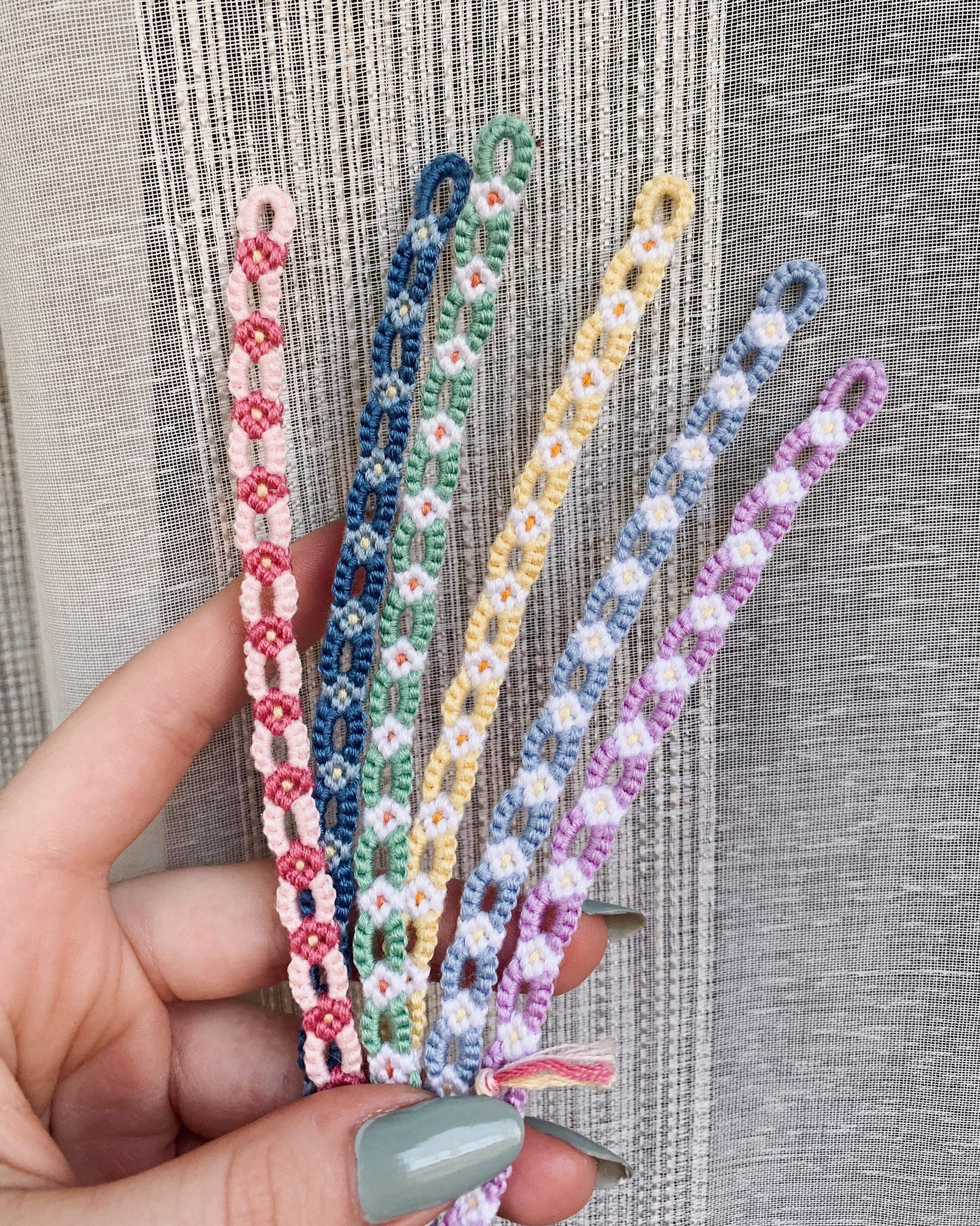 1pc Chain & Flower Decor Simple & Unique & Multi-color Party Bracelet For  Women