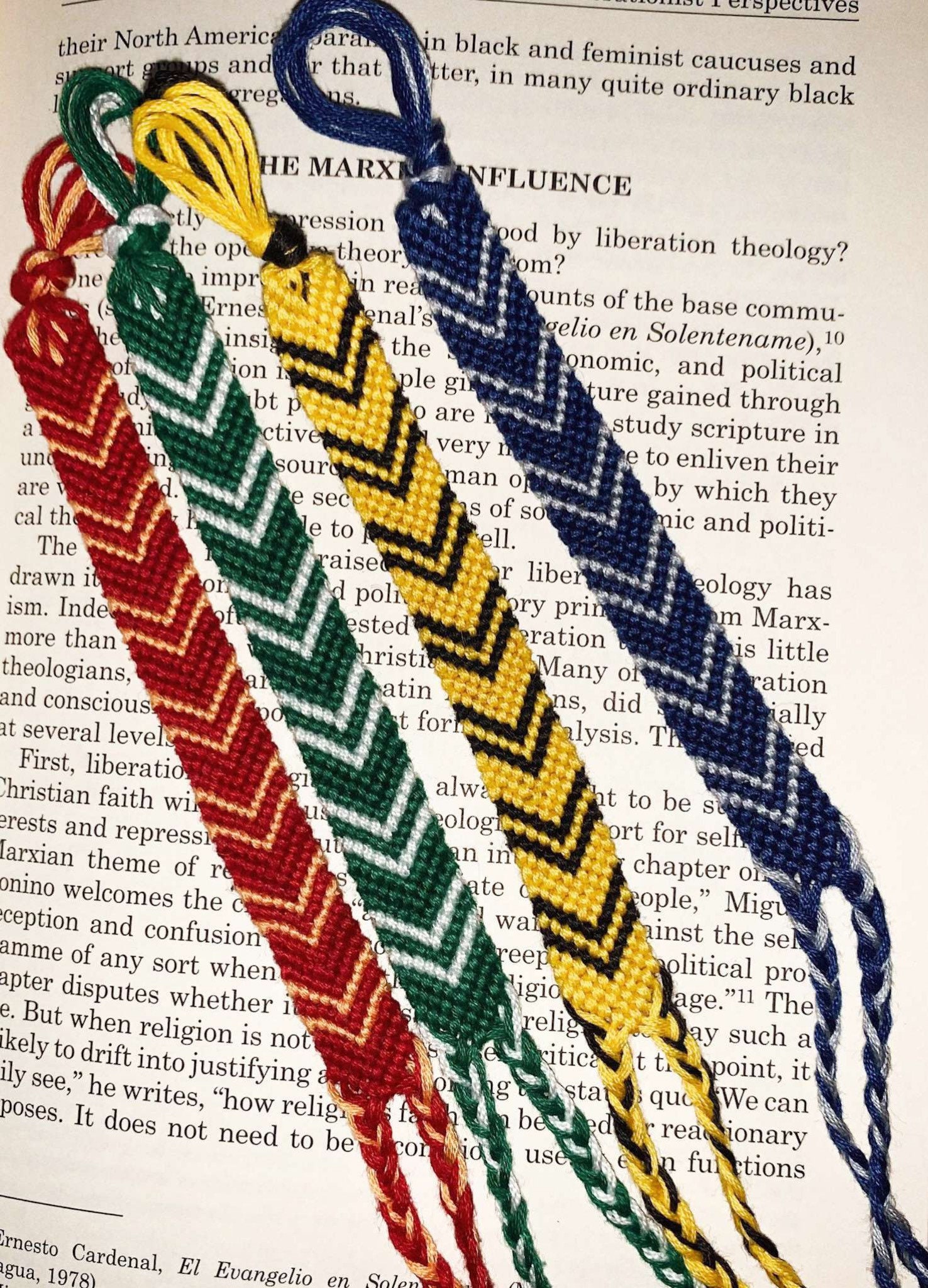 Harry Potter Bookmark (working 1,980 beads) and New Peyote Bracelet in a  Box Monthly Kit (July)
