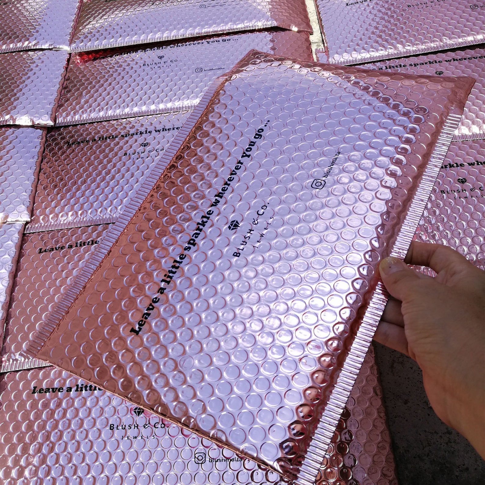 50PCS Rose Gold Bubble Mailerspadded Envelopescourier Etsy