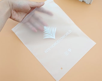 Custom Frosted zip seal clothing plastic bags for packing underwear , toys , cosmetic retail packaging with logo printed,Clothing Bags