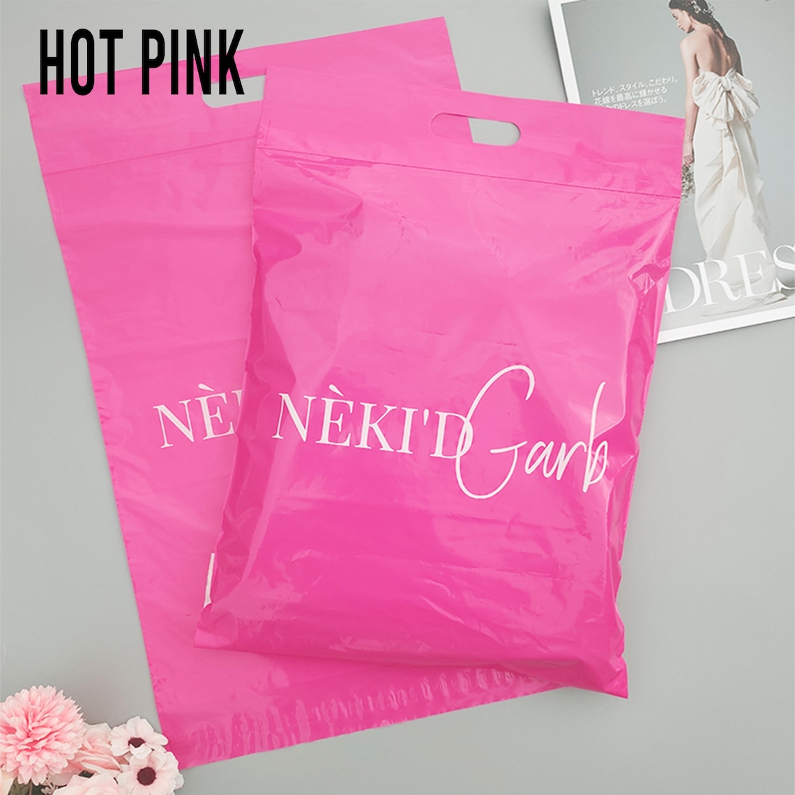 50pcs Custom Poly Mailers With Handle Custom Handle Shipping - Etsy