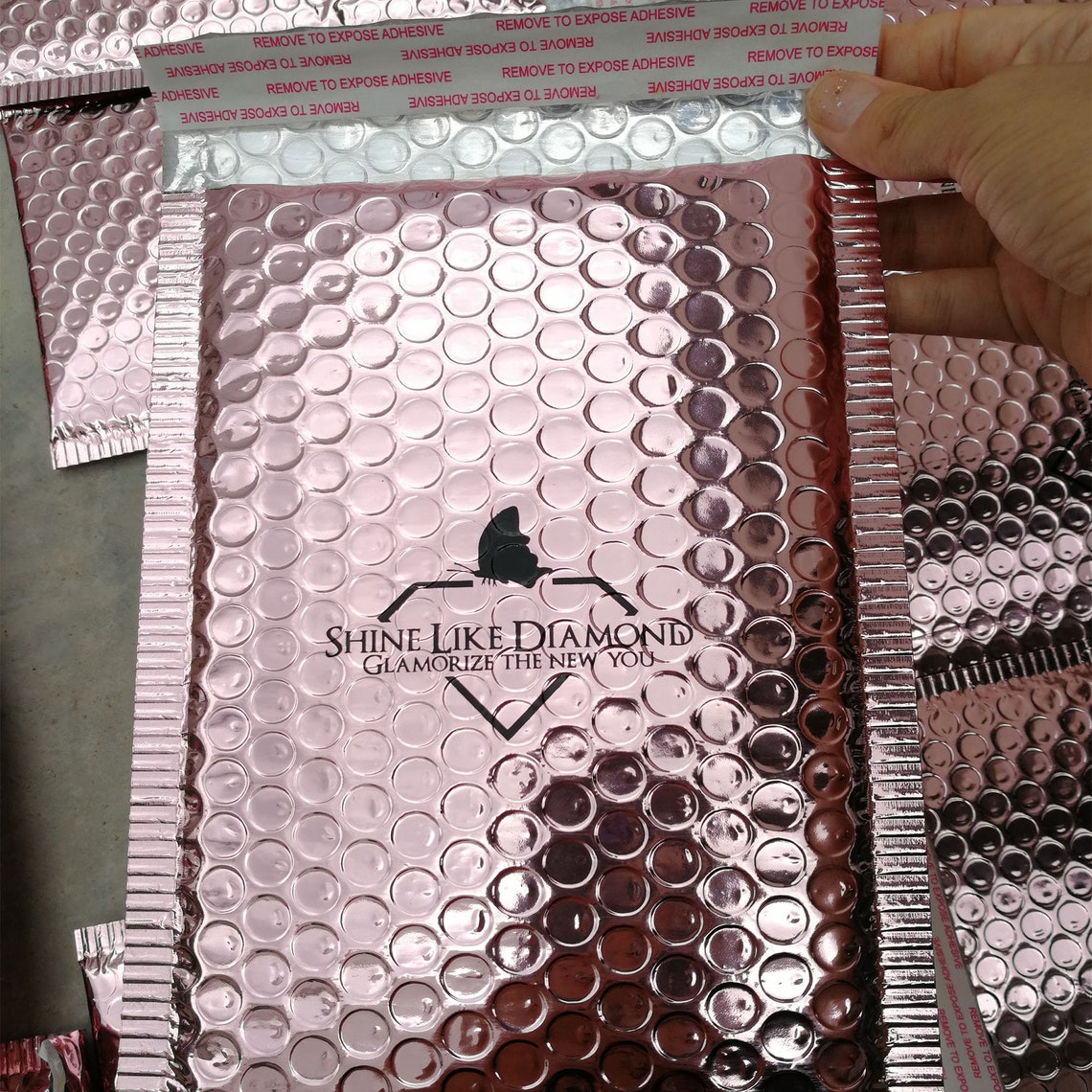 50PCS Rose Gold Bubble Mailerspadded Envelopescourier Etsy