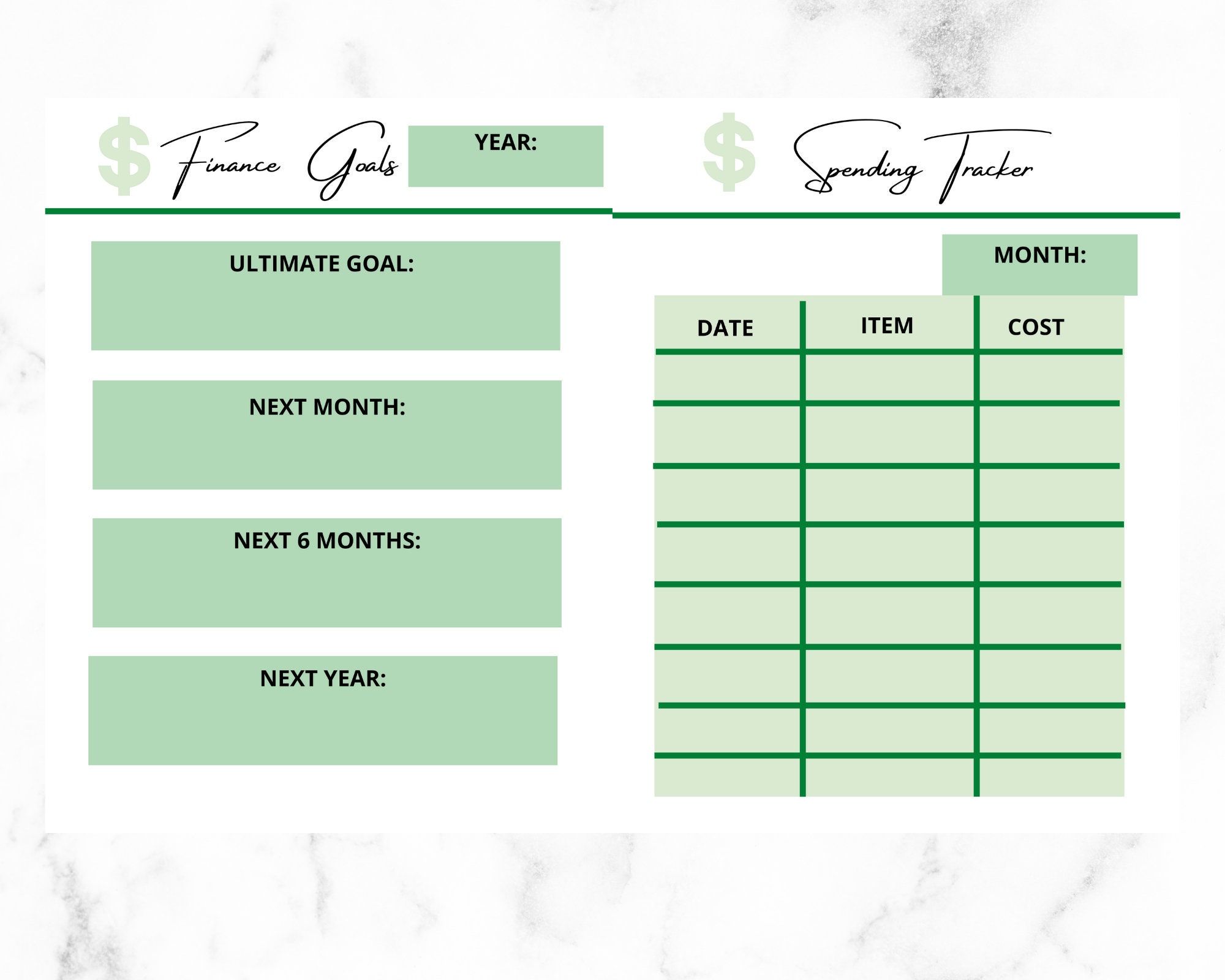 financial budget planner financial budget planner