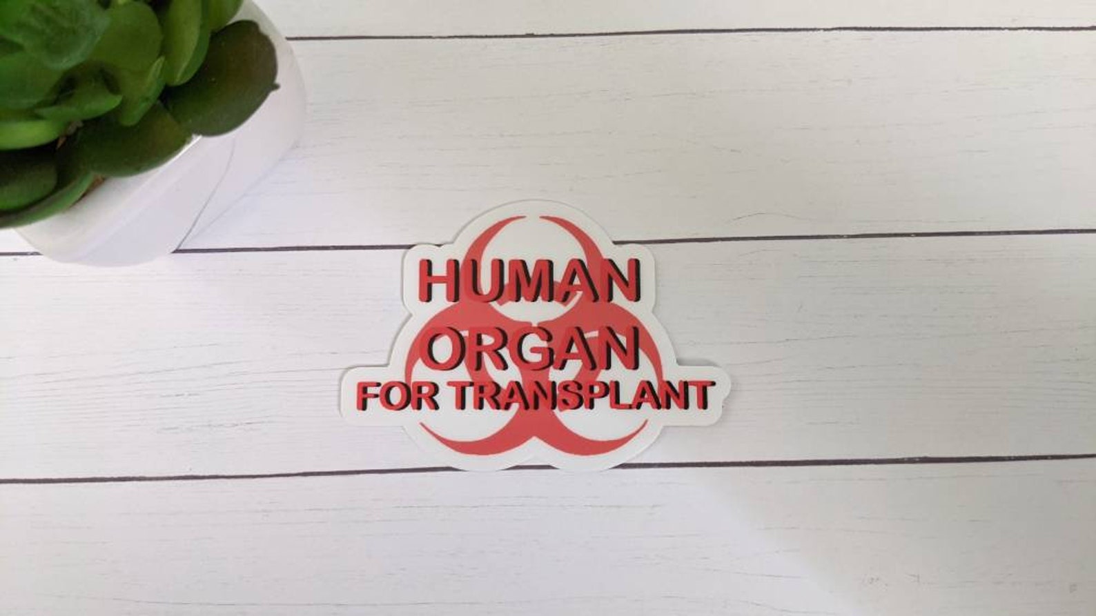 Human Organ Transplant Sticker | Etsy