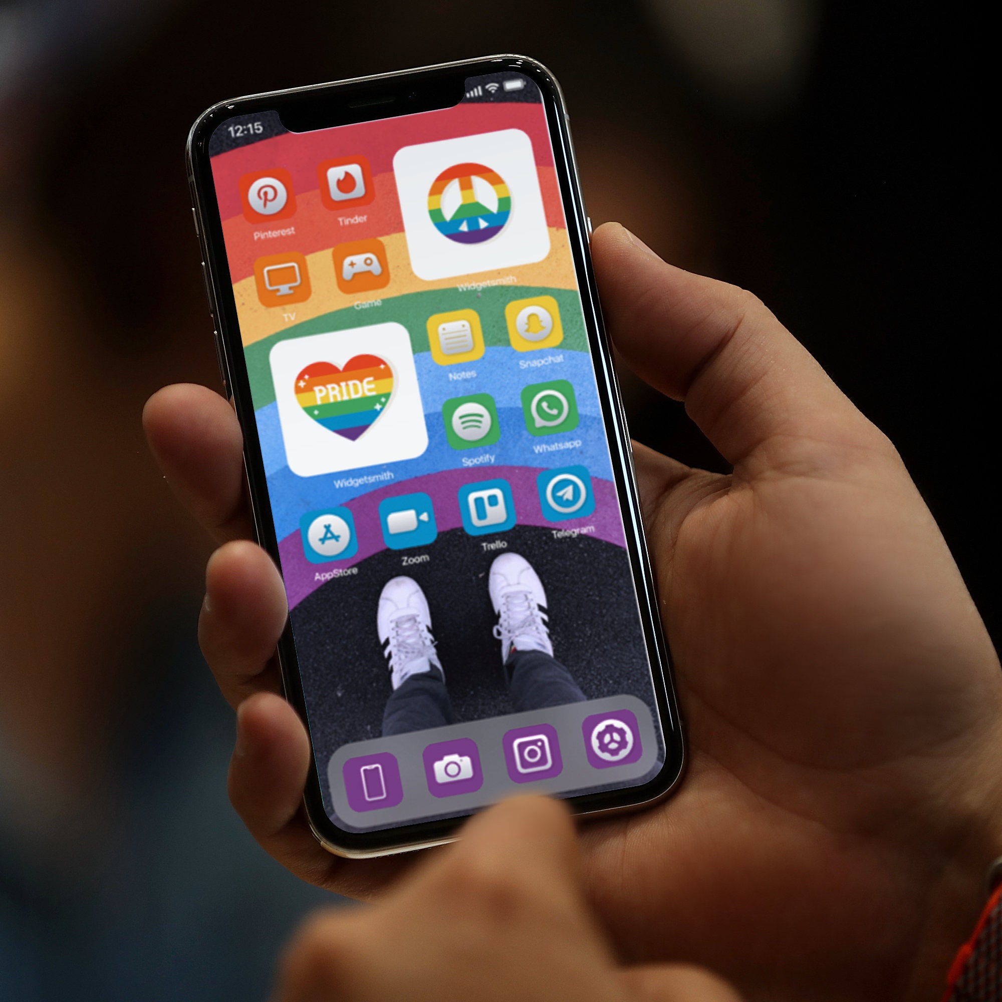 80 Rainbow App Icons Pride Edition iPhone iOS14 | Etsy
