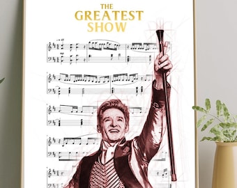 Greatest Showman Print: Hugh Jackman Movie Poster (A4 PDF)