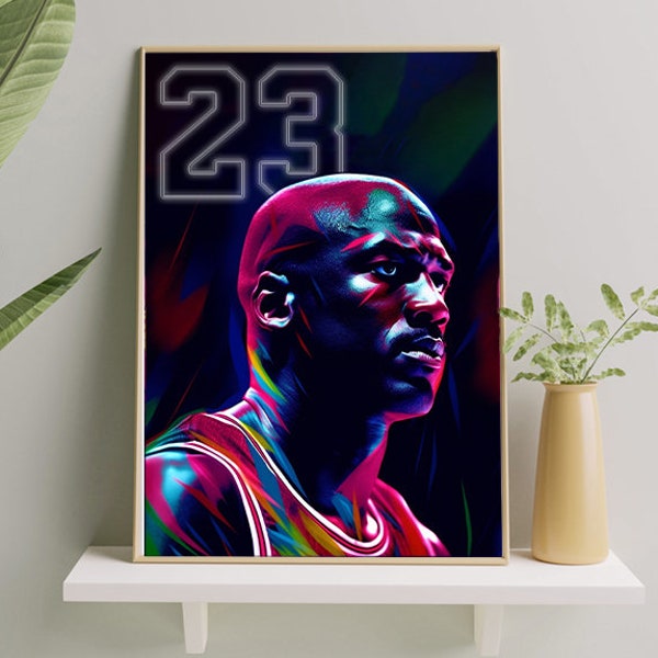 Michael Jordan A4 Digital Print - Legendary Basketball Self-Print Art - The GOAT Sports Wall Decor