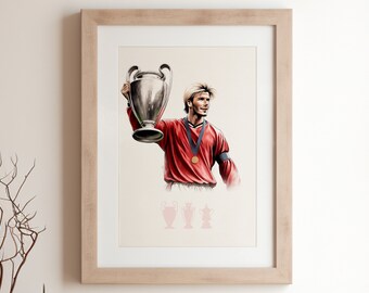 デイビッド・ベッカム　スポーツアート　プリント Amazon.co.jp: サッカー選手デビッド・ベッカムHDスポーツ