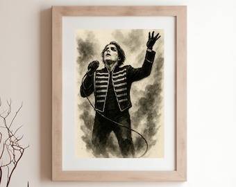 Gerard Way Watercolour Art Print: My Chemical Romance (A4 Digital Download)
