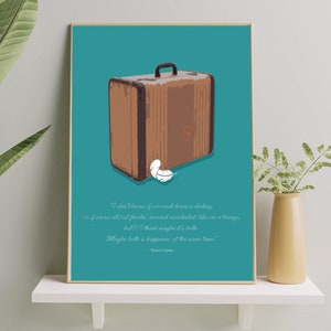 Forrest Gump Minimalist Movie Poster - A3/A4 Digital Art - Inspiring Quote - Film Wall Decor - Printable Artwork