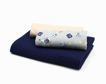 Waffle+Cotton Set 57 Space Astronaut