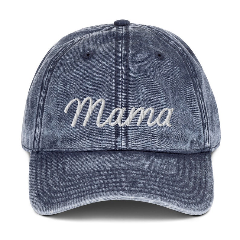Mama Vintage Cotton Twill Cap