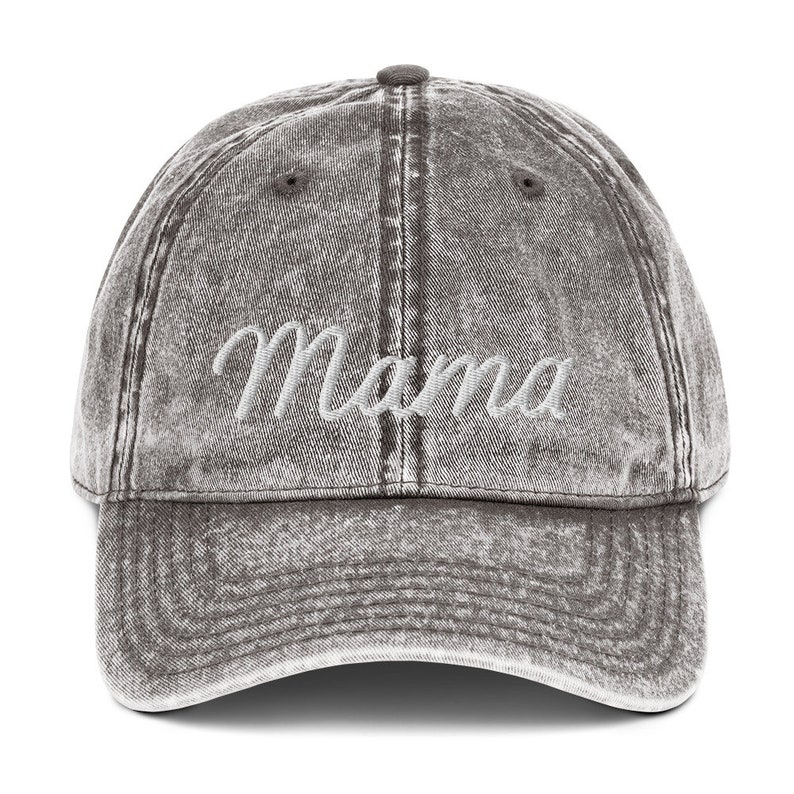 Mama Vintage Cotton Twill Cap