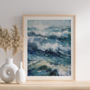 Watercolor Waves Digital Print