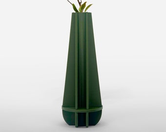 Minimalistische Vase Moderne Vase 3D Gedruckte Vase Blumenvase Elegante Vase Authentische Vase Umweltfreundliche Vase Trendy Vase Unikat Vase - Obelisc