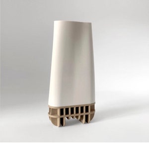 Minimal Vase Modern Vase 3D Printed Vase Flower Vase Elegant Vase Authentic Vase Eco-Friendly Vase Trendy Vase Unique Vase - Fluxus