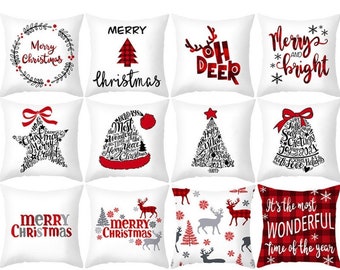 Christmas pillowcase | Etsy Christmas pillow case in 2020