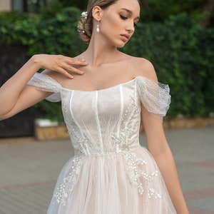 Tulle Wedding Dress Etsy