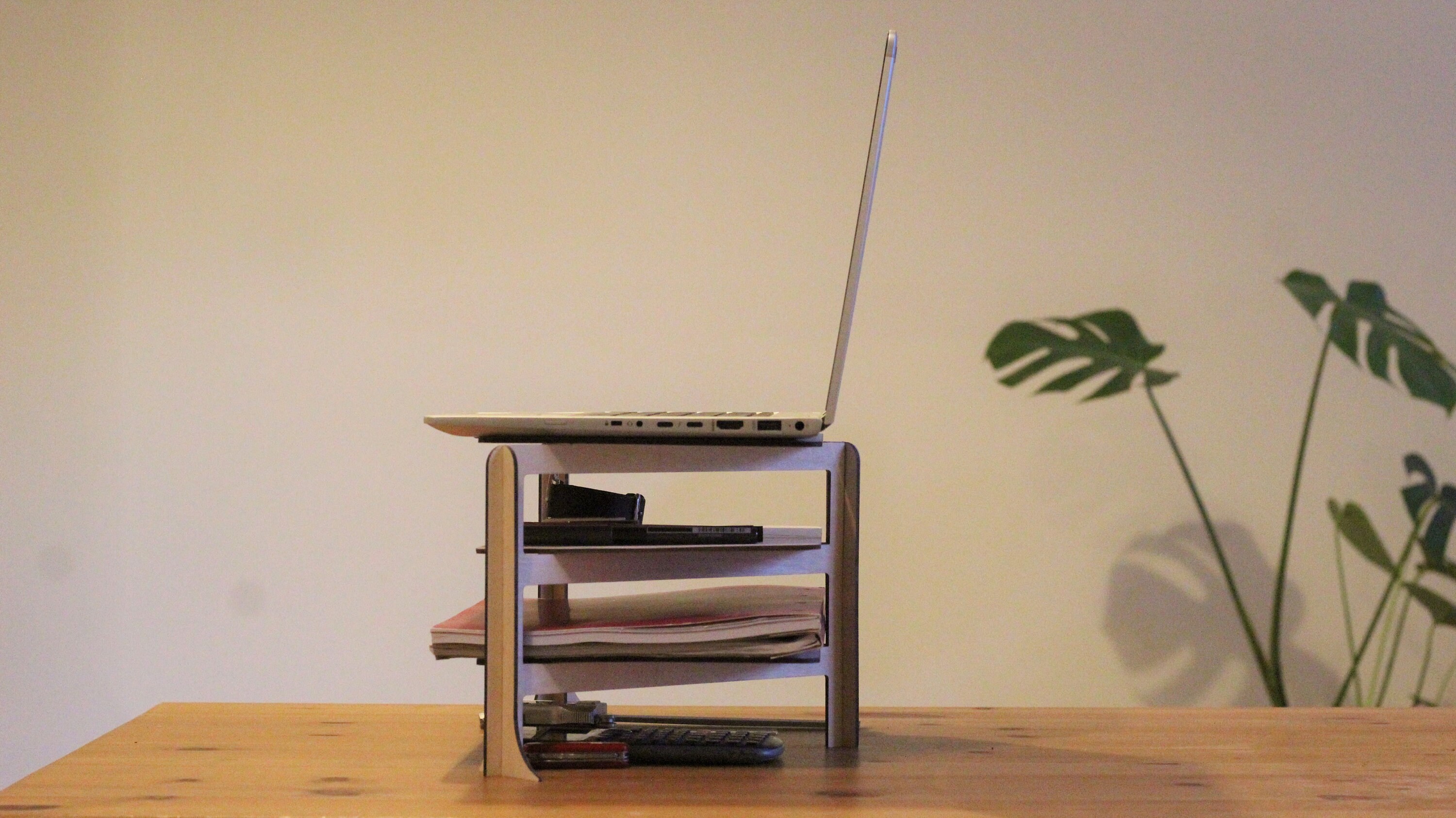 Laptop Stand and Desk Organiser Three Tier Etsy UK