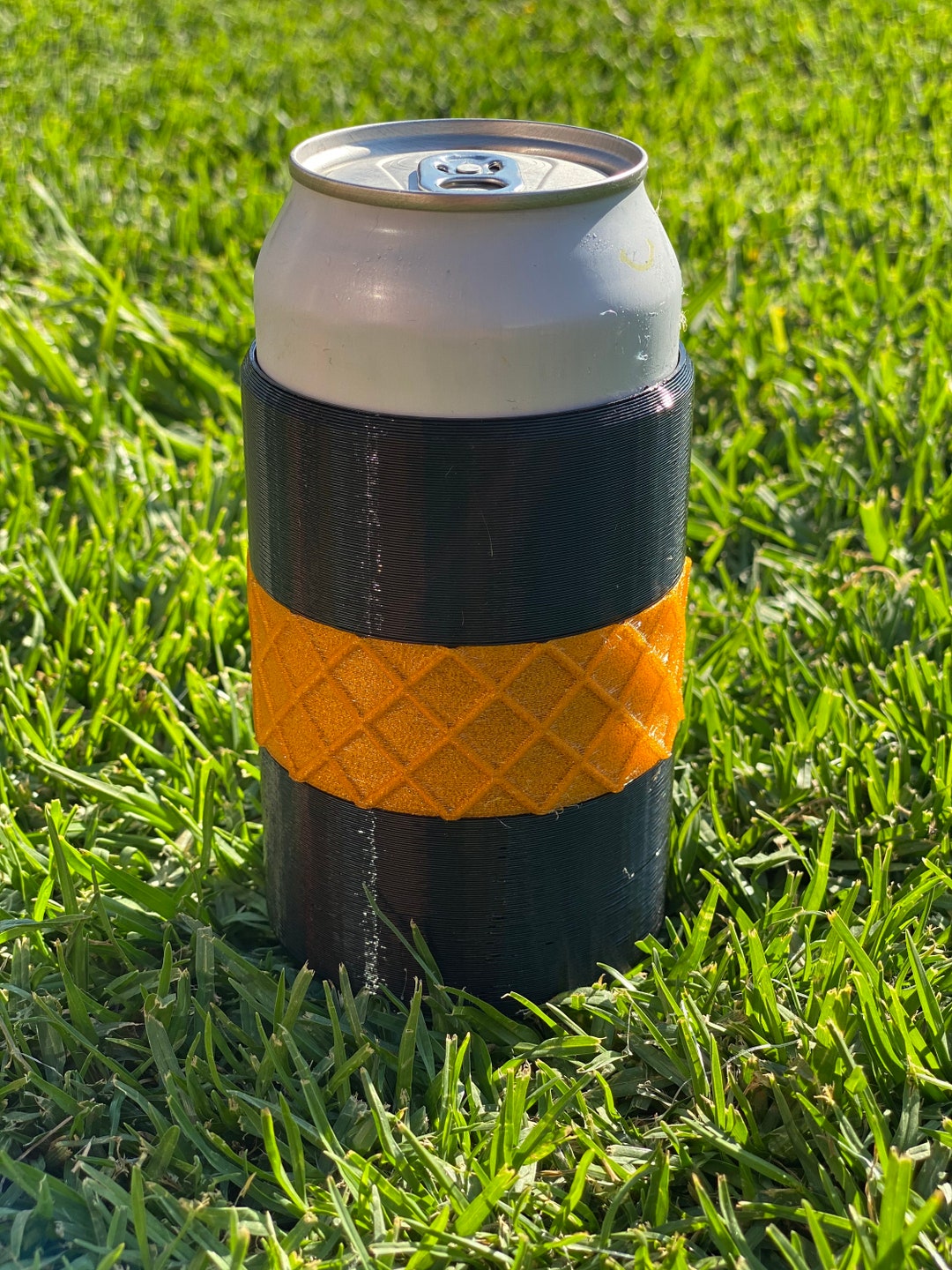 3D Printed Stubby Holder 375/355ml Can Diamond Grip Etsy