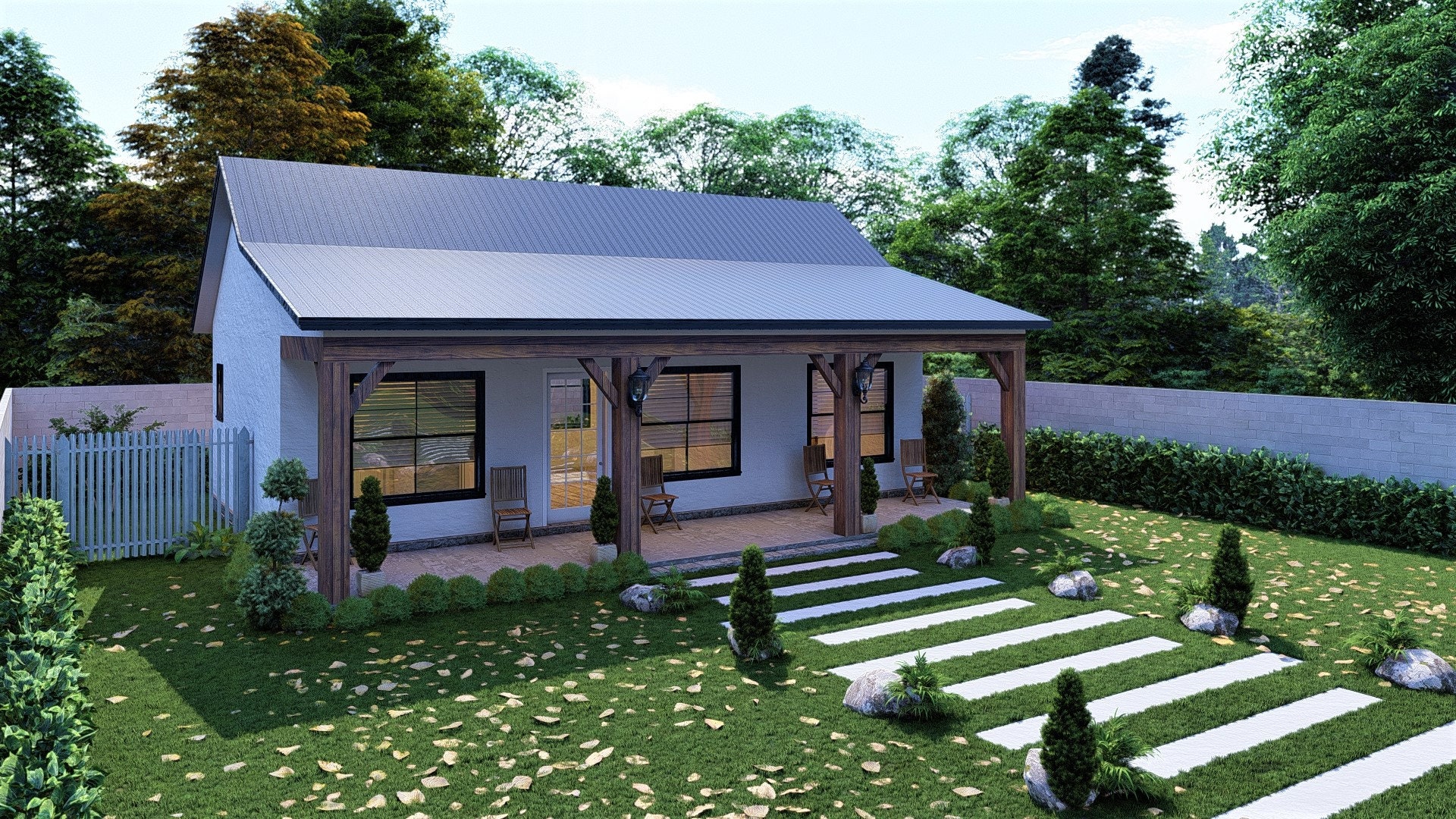 Modern Tiny House Plans 2 Bedroom & 2 Bathroom With Free - Etsy Canada