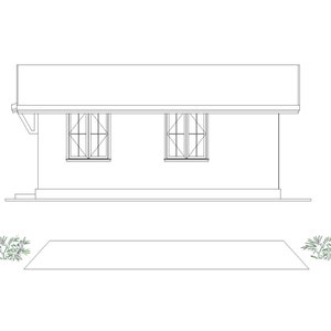 Modern Semi Detached House Plan 2 Bedroom & 2 Bath Room With Original ...