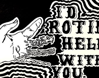 Rot In Hell Etsy Rot In Hell Etsy