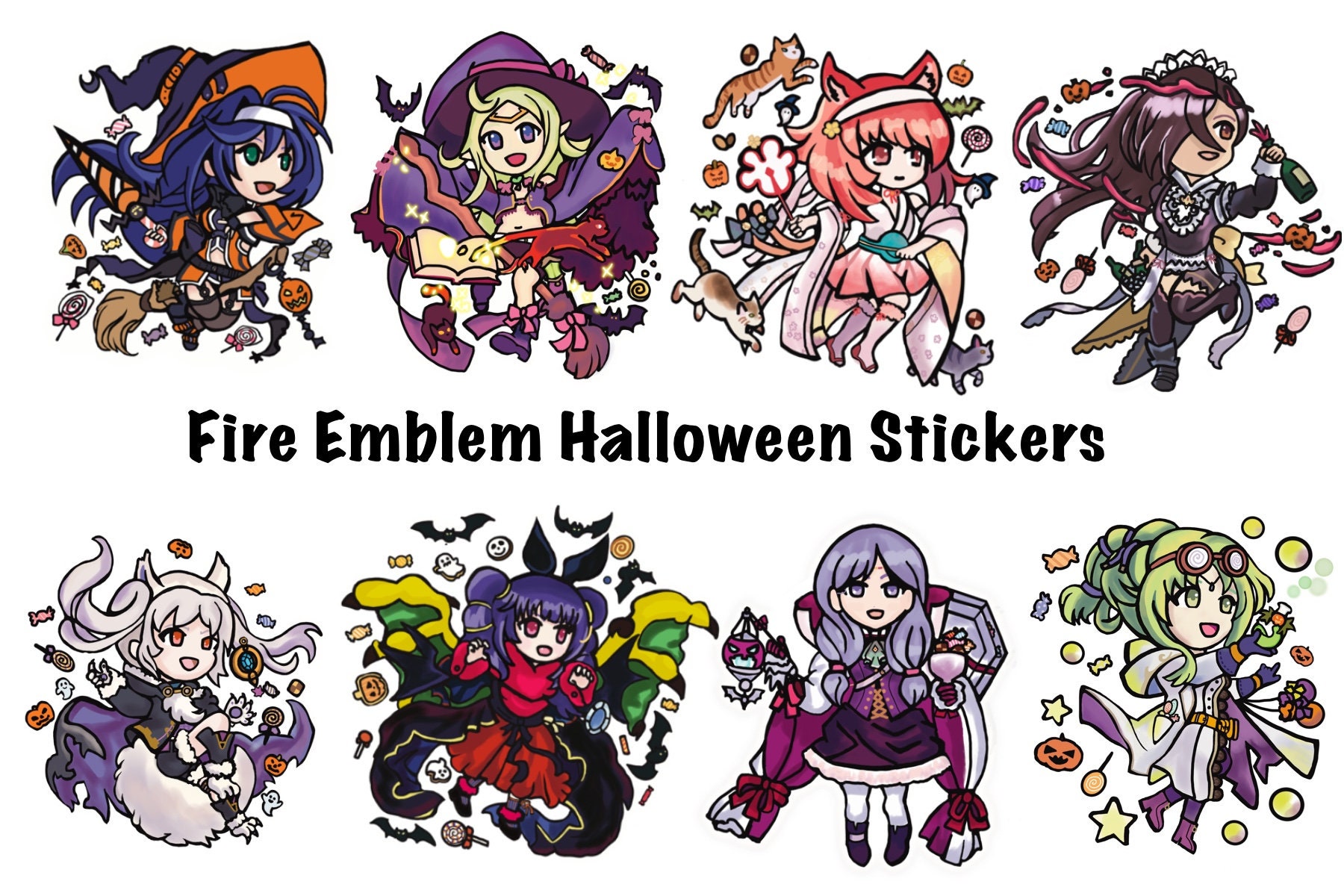 FEH Halloween Stickers Etsy