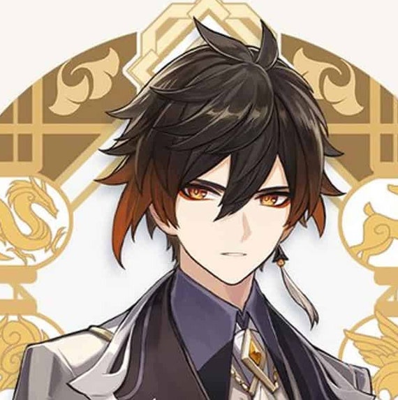 Zhongli Ohrring Genshin Impact Inspiriert Ein Ohrring Etsy