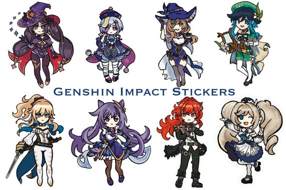 Genshin Impact Stickers - Etsy Canada