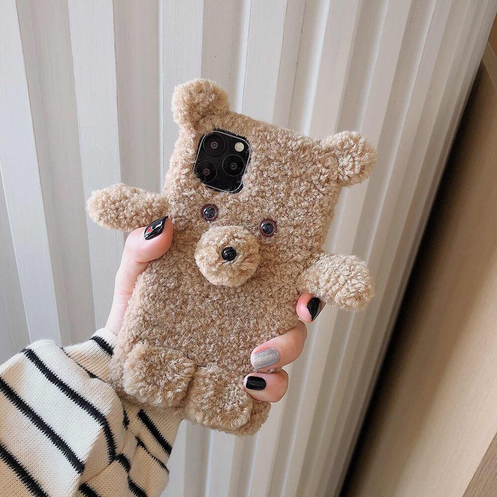Cute Teddy Bear Phone Case Plush Case for iPhone 12 Pro Max | Etsy