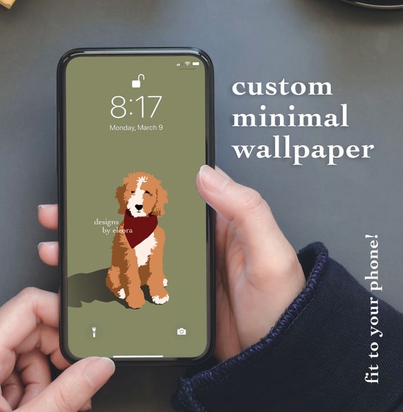 Custom Minimal Phone Wallpaper Portrait - Etsy