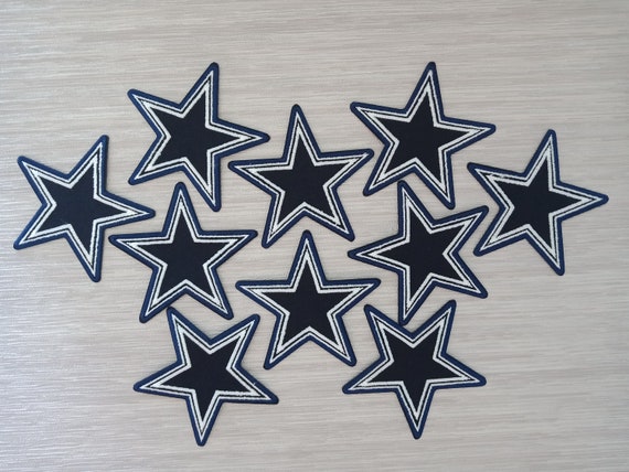 The Dallas Cowboys STAR team logo Iron on patch Iron on Applique hat patch  bag patch