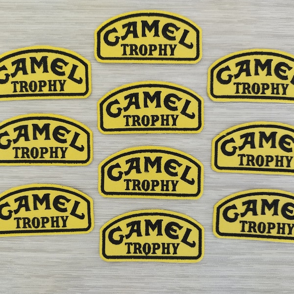 10 pcs Camel Trophy Adventure Shirt Embroidered Patches Iron or Sew For Back  For Jacket, Shirt, Bag, Hat, Jeans, Cloth,