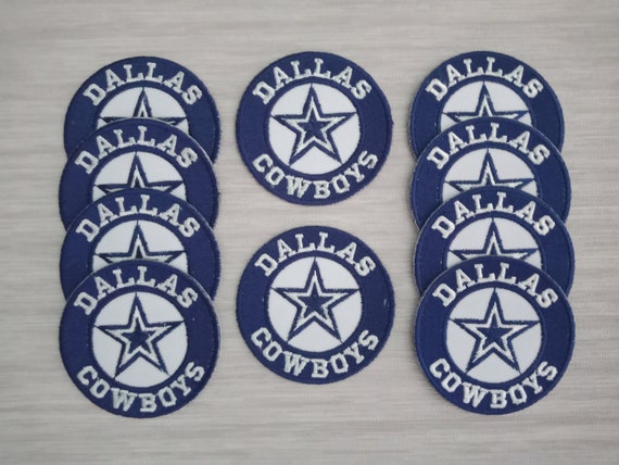 10 Pcs Dallas Cowboys Football Team Sport American Embroidered Patches Iron  or Sew for Jacket, Shirt, Cloth, Hat, Bag, Cap, Jeans 