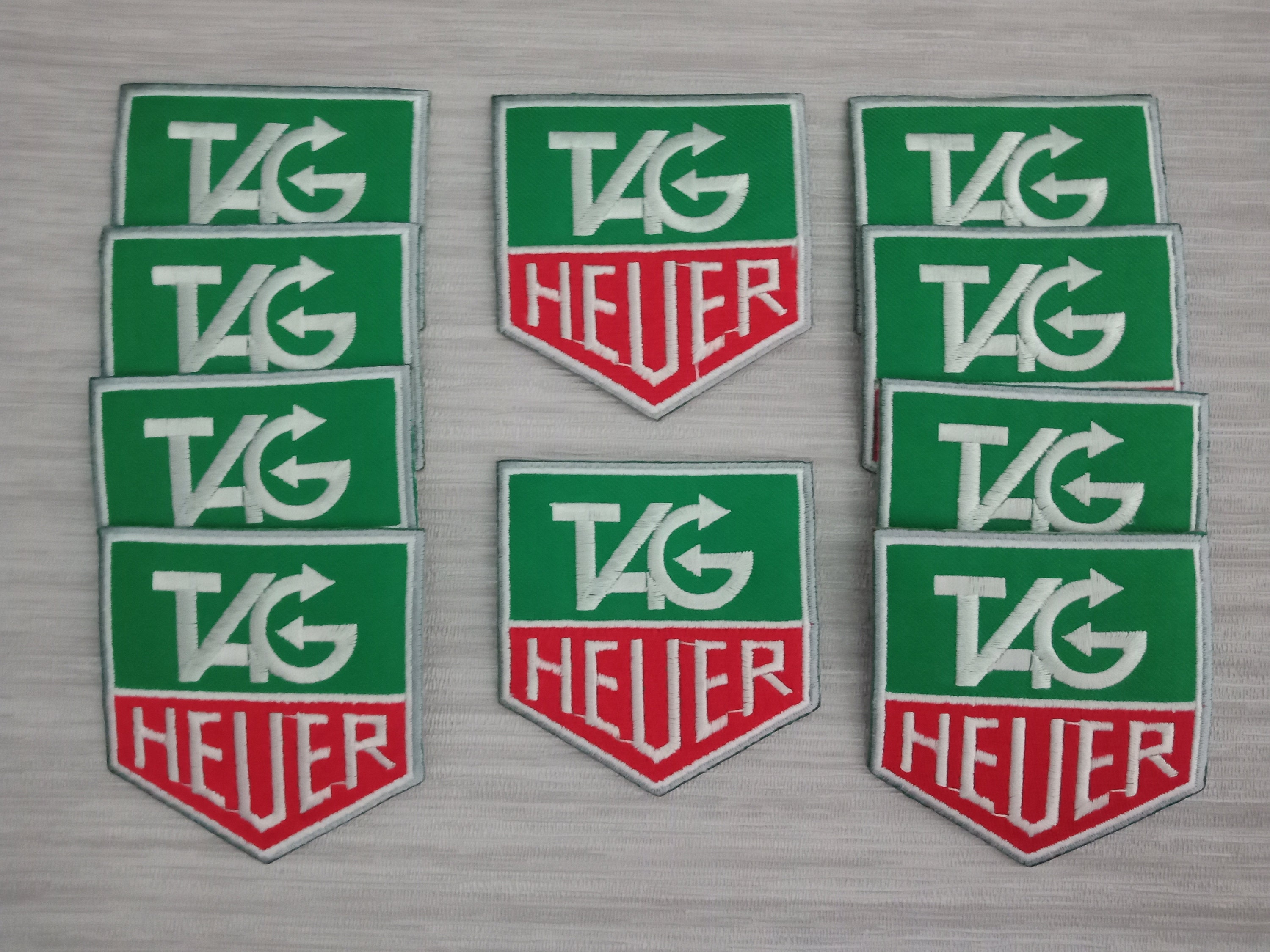 Tag Heuer watches biker badge Iron Sew On Embroidered Patch Tag Heuer watches biker badge Iron Sew On Embroidered Patch