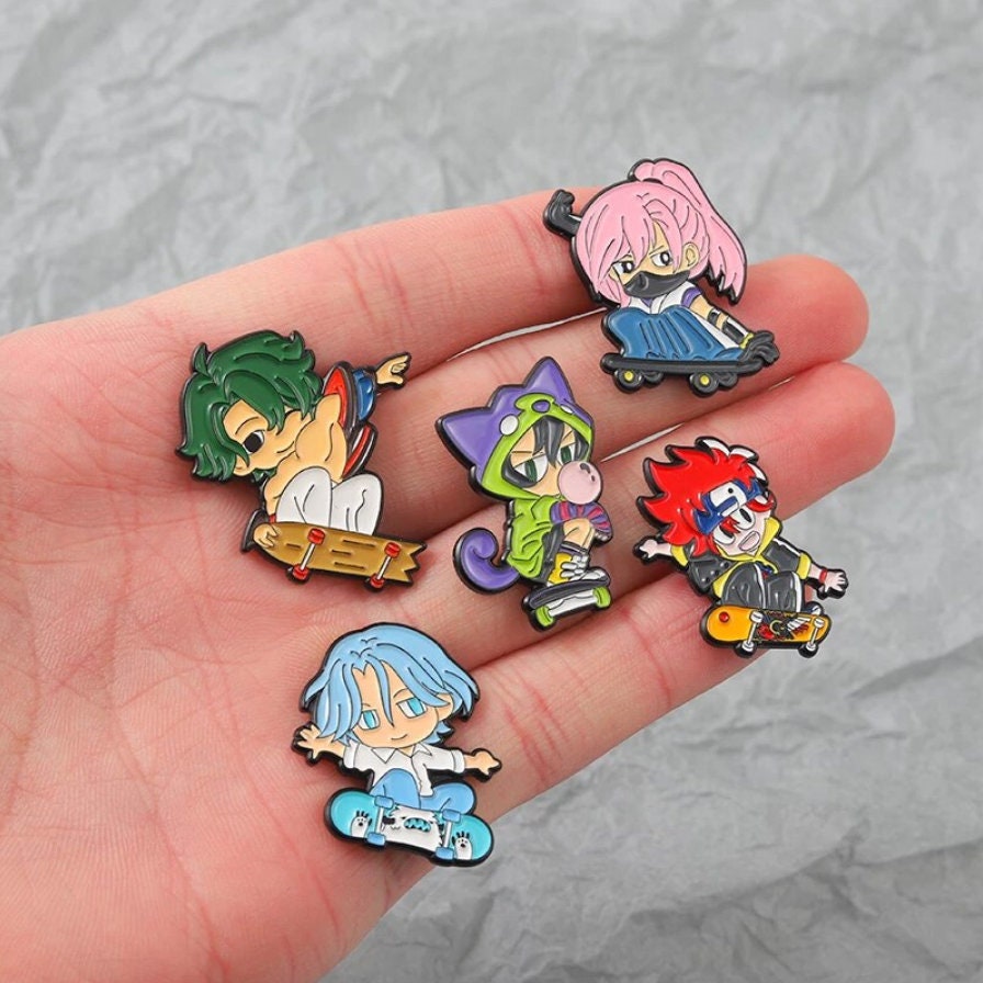 SK8 The Infinity Character Style Pins - CosplayFTW
