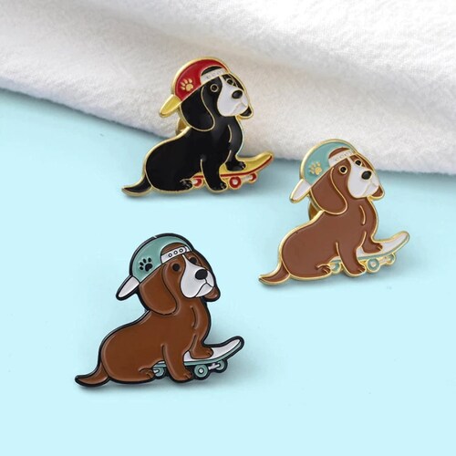 Corn Dog Enamel Lapel Pin - Cute Foodie Pin For Backpacks, Hats & Jackets - View #2
