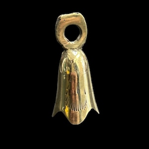 Vintage Solid Brass Altar Bell ,Cute Small  Bells Perfect For Spiritual Rituals, Meditation, Yoga , Altar, Table Bell, Ceremonies 2 Inches