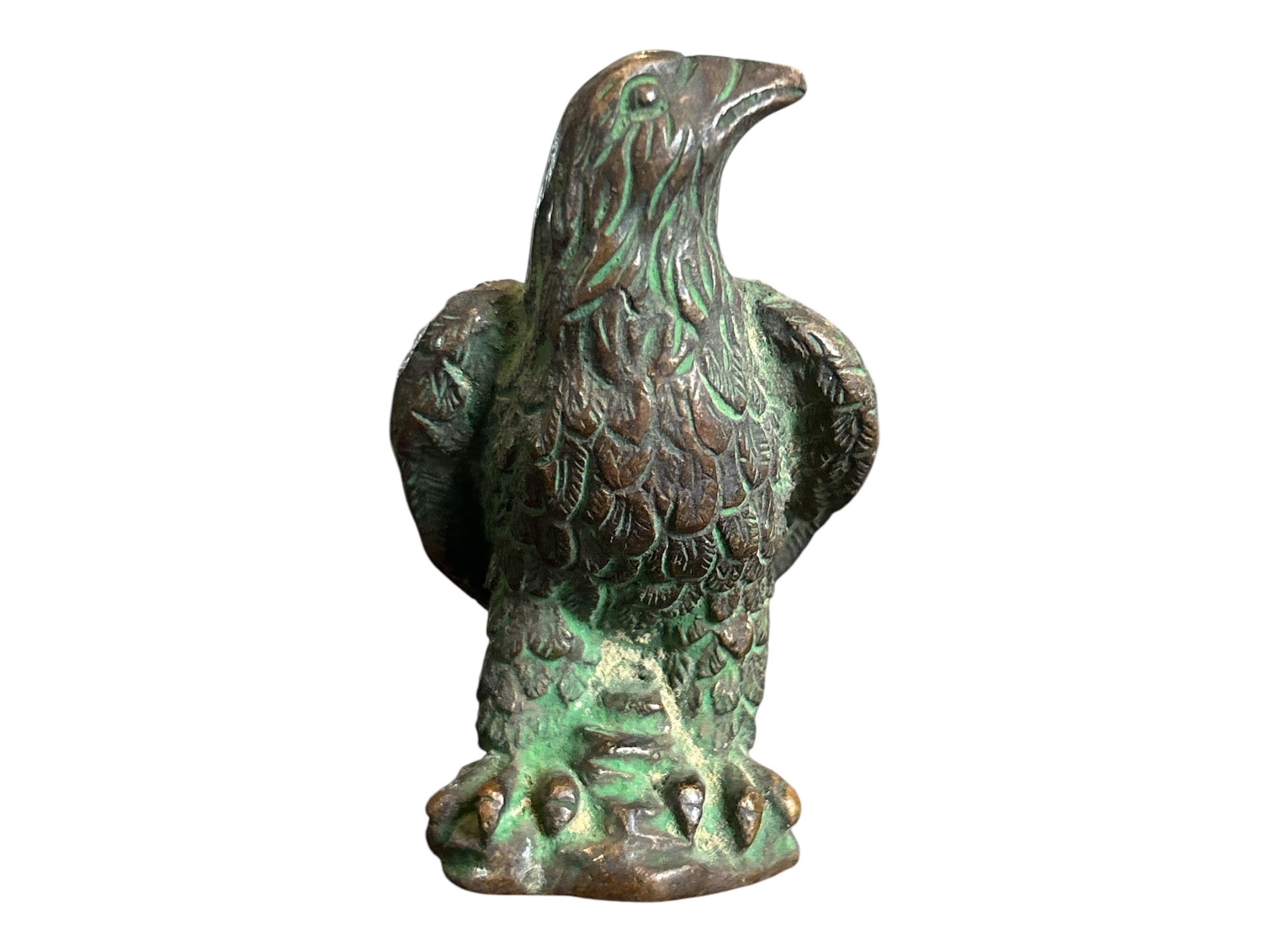 Vintage Bronze Eagle Statue - Antique Early 1900s Eagle Figurine Collectible Beautiful Vintage Bronze Eagle Sculpture Antique Collectible