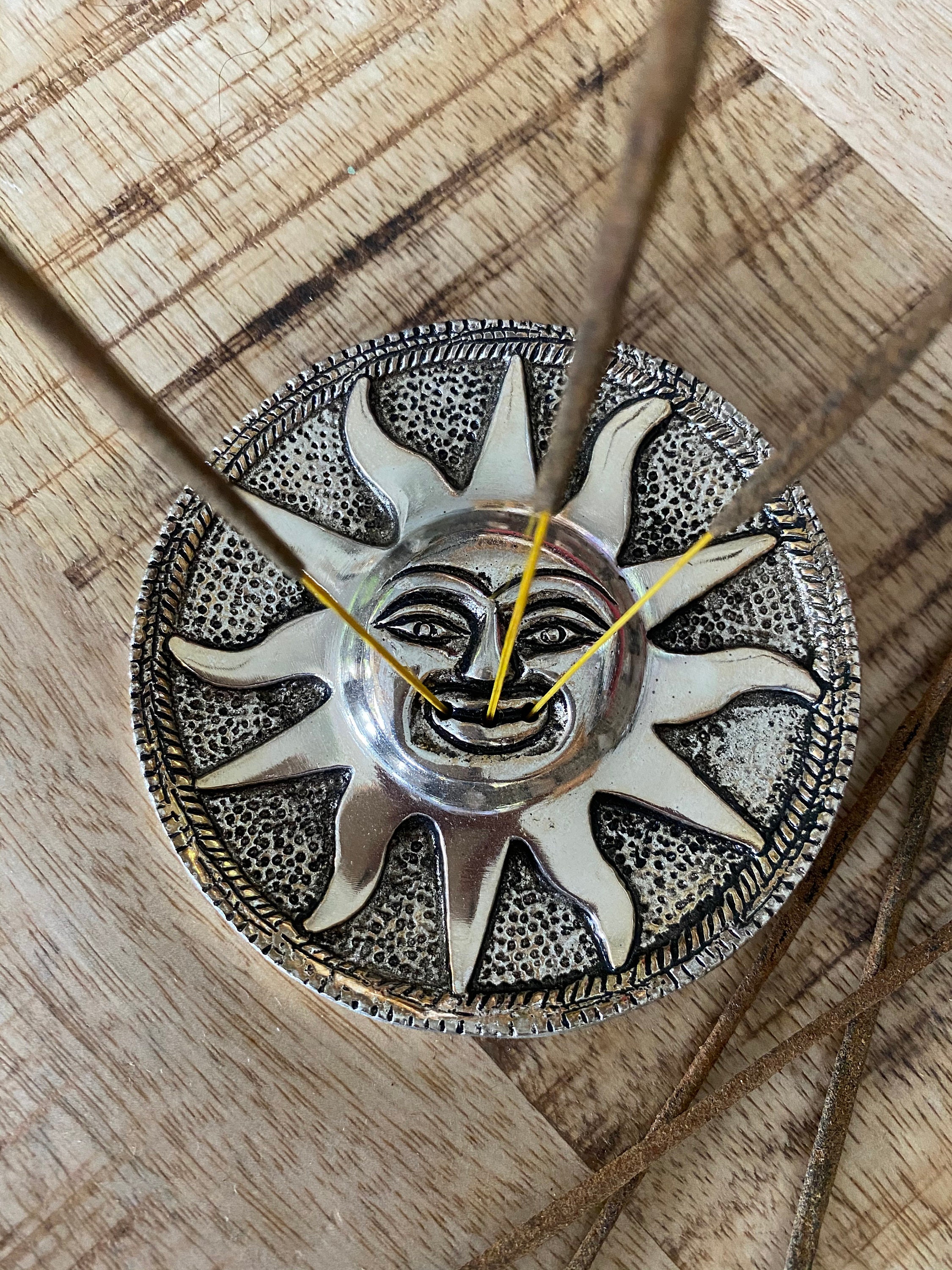 Sun Incense Holder Hippie Style Mandala Incense Burner Etsy