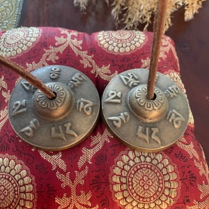 THIRD EYE CHAKRA Tingsha om mani padme hum  Tibetan Tingsha Bells Meditation Bells Mazira bells