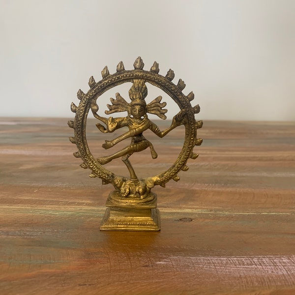 vintage Natraj Shiva Natraj Bronze Dancing God Shiva Bronze Natraj Figurine Shiva Brass Home Decor Shiva vintage Natraja Dancing Shiva