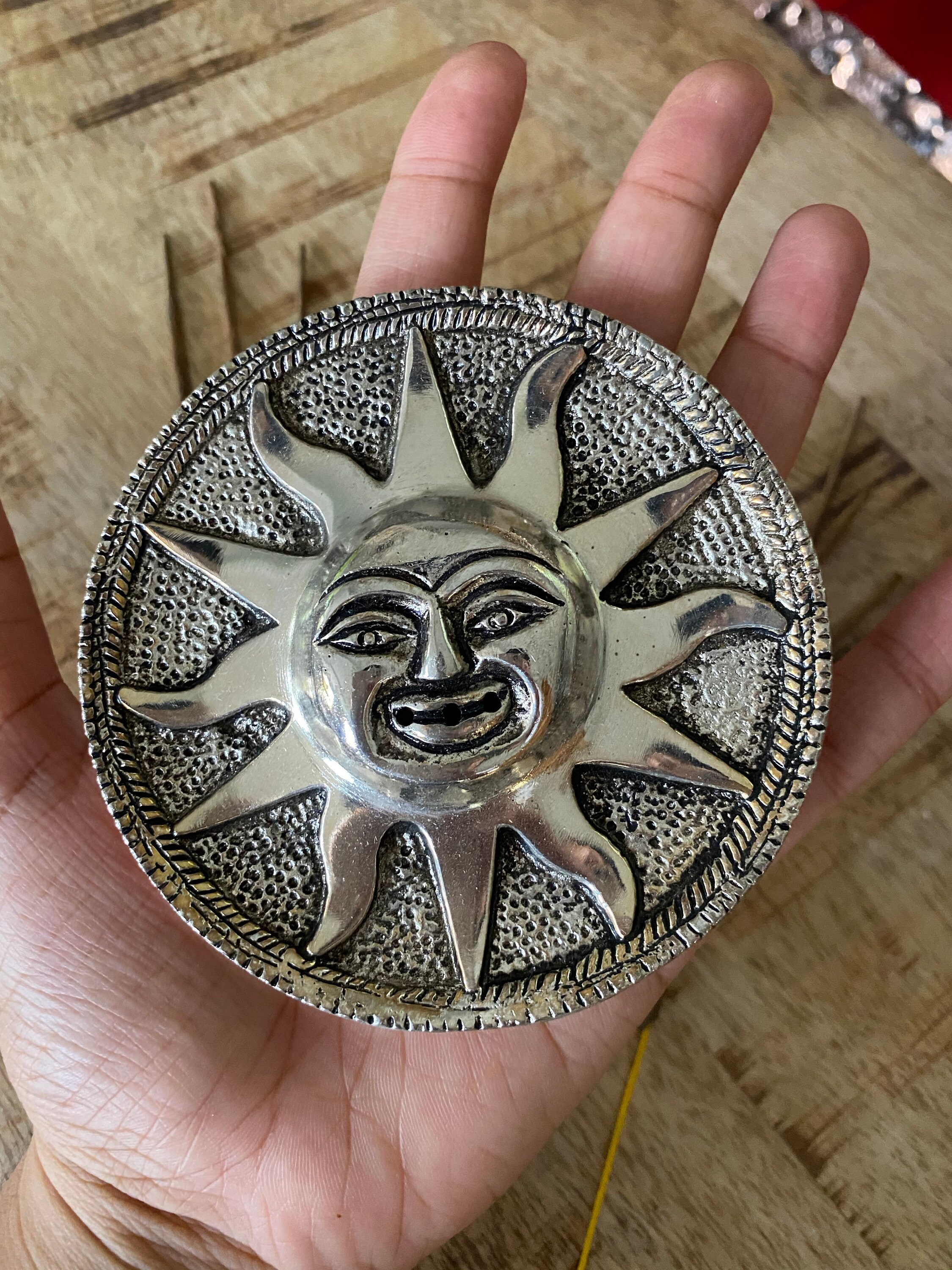 Sun Incense Holder Hippie Style Mandala Incense Burner Etsy